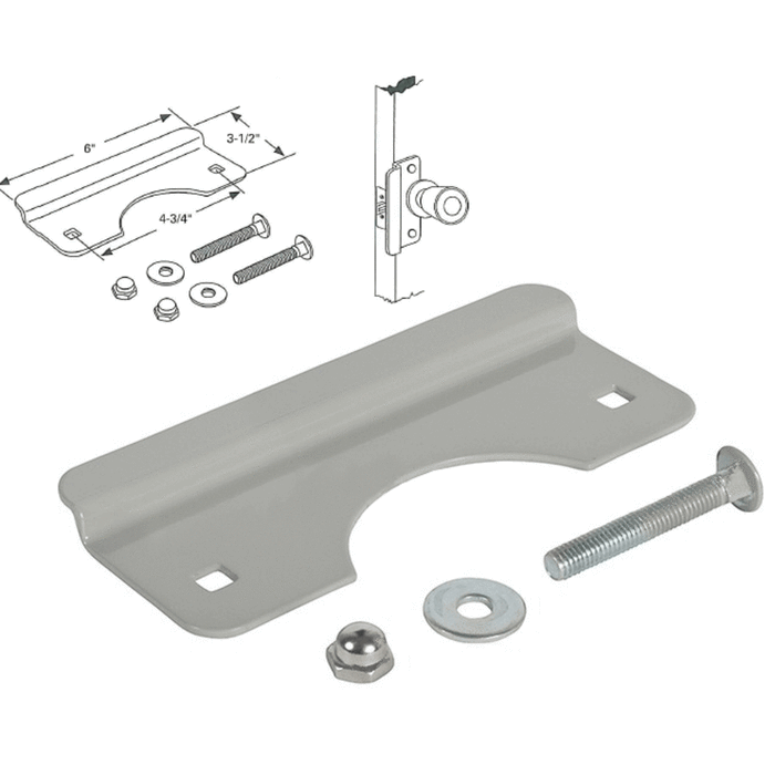Security Latch Shield for Outswinging Doors - Reflect Window & Door