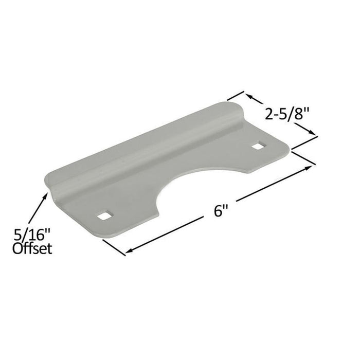 Heavy - Duty Security Latch Shield for Outswinging Doors - Reflect Window & Door