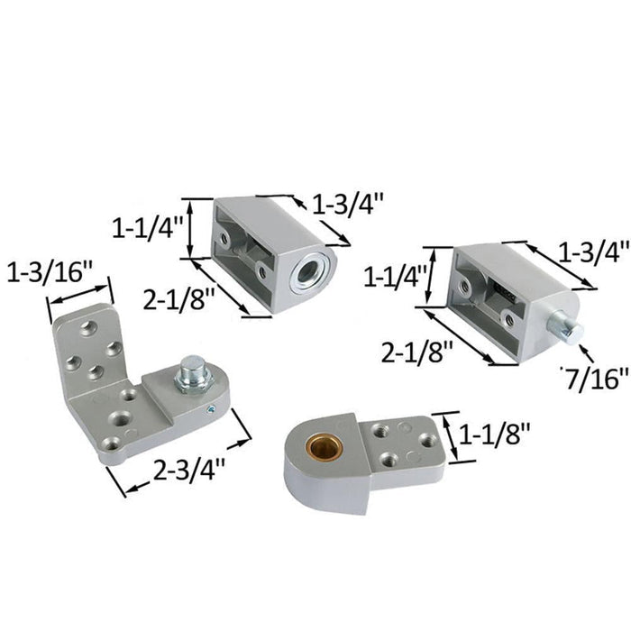 Commercial Aluminum Left Hand Offset Pivot Door Set - Reflect Window & Door