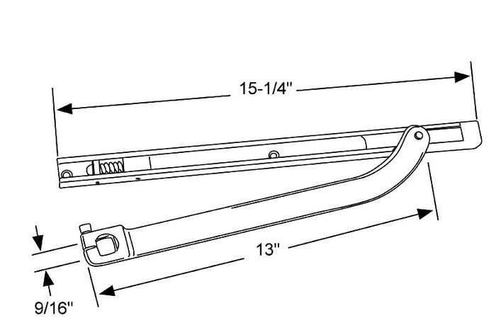 Concealed Overhead Door Closer for Commercial Aluminum Storefronts - Reflect Window & Door
