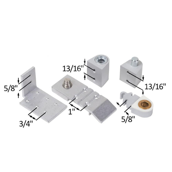 Aldora Style Left - Hand Commercial Door Pivot Set - Reflect Window & Door