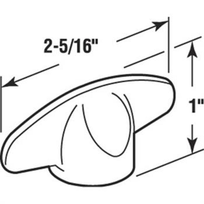 Andersen Window Crank Handle Replacement – White, 3/8" Spline - Reflect Window & Door