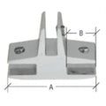 Anodized 3 - Way 90 Degree "T" Connector for 3/8" Glass - Reflect Window & Door