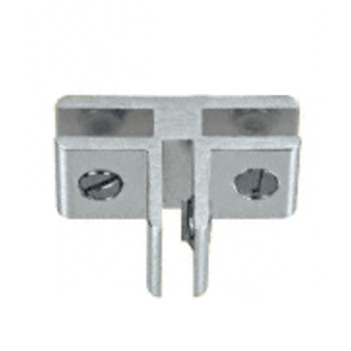 Anodized Aluminum 3 - Way 90 Degree Glass Connector - Reflect Window & Door