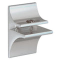 Anodized Aluminum Display Shelf Bracket for 3/16" to 1/4" Glass - Reflect Window & Door