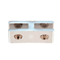 Anodized Aluminum Two - Way 180 Degree Glass Connector - Reflect Window & Door