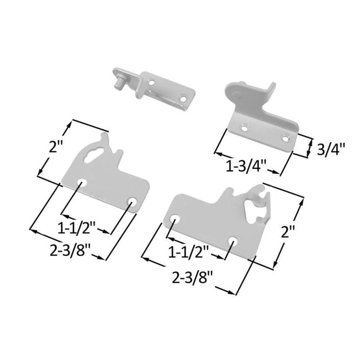Basement Window Side Mount Hinge Set - Reflect Window & Door