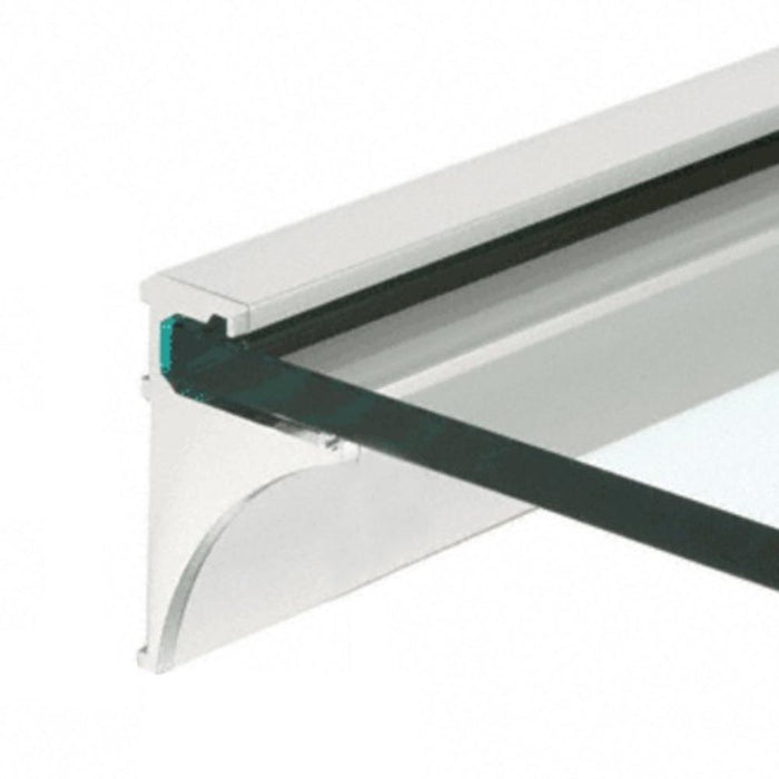Bath Shelving 18" Aluminum Extrusion for 1/4" Glass - Reflect Window & Door