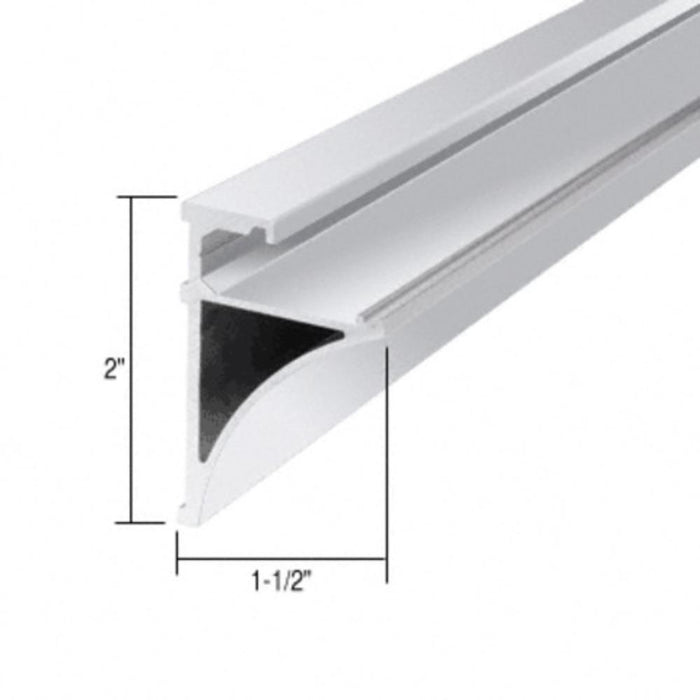 Bath Shelving 96" Aluminum Extrusion for 1/4" Glass - Reflect Window & Door