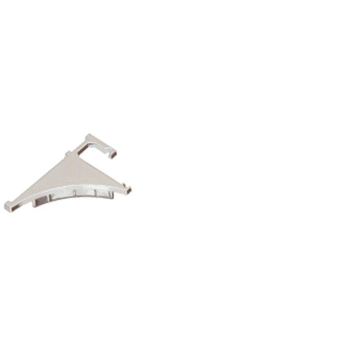 Bath Shelving End Cap for 1/4" Aluminum Extrusion - Reflect Window & Door