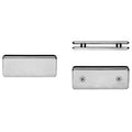 Beveled 180° Glass - to - Glass Clamps for Frameless Showers - Reflect Window & Door