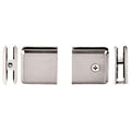 Beveled Hole - in - Glass Style Wall Mount Heavy - Duty Glass Clamp - Reflect Window & Door