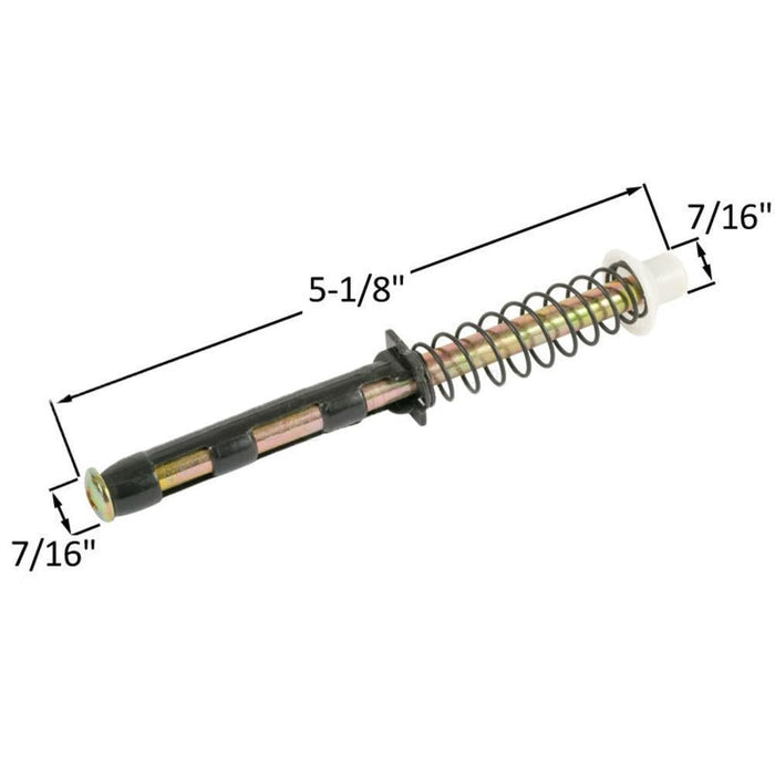 Bi - Fold Closet Door Top Guide Pin with 7/16 - Inch Cap - Reflect Window & Door