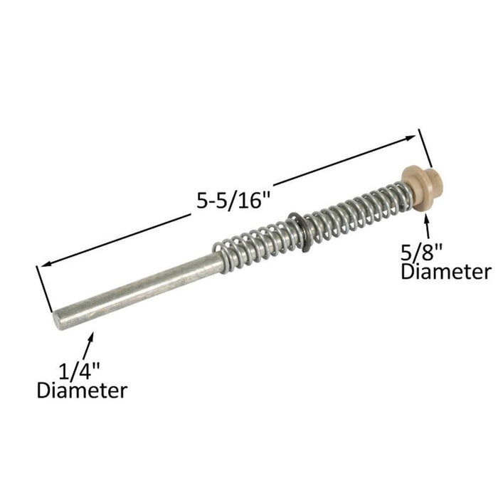 Bifold Closet Wardrobe Door 1/4" Guide Rod for Leigh Doors - Reflect Window & Door