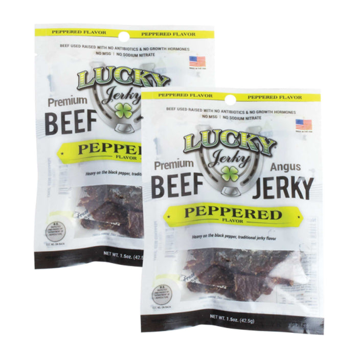 Black Pepper Beef Jerky | Pack of 2 | 1.5 oz | Nebraska Star Beef