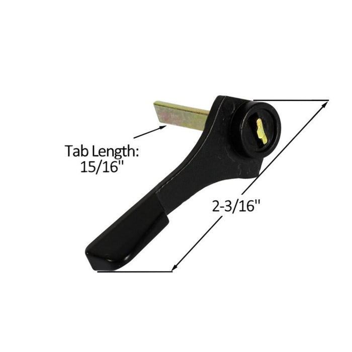 Sliding Glass Patio Door Wood Mortise - Style Handle 3 - 15/16" Screw Holes - Reflect Window & Door