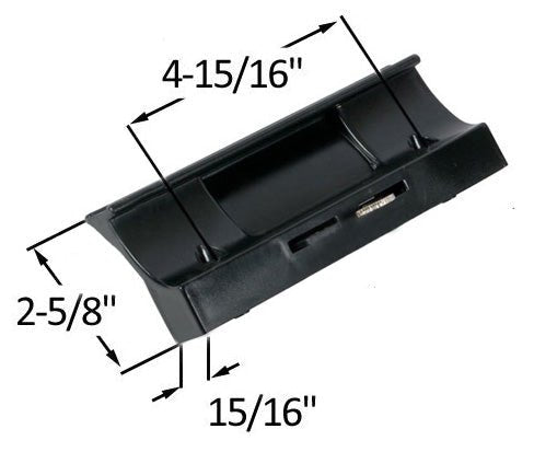 Sliding Glass Door Surface Mount Handle 4 - 15/16" Screw Holes - Reflect Window & Door
