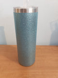 Blue glitter 20oz tumbler