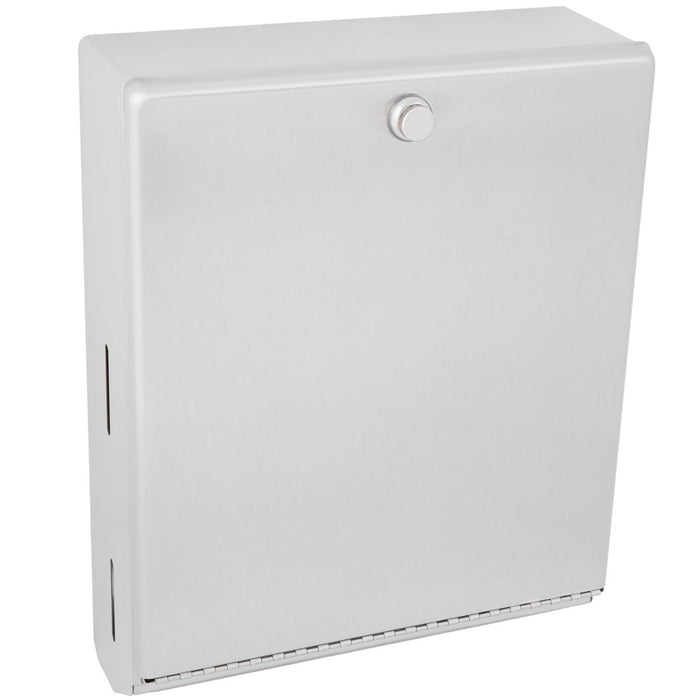 Bobrick B2620 ClassicSeries Paper Towel Dispenser w/ Knob Latch Surface Mounted - Satin - Prestige Distribution