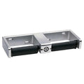 Bobrick B27460 Toilet Paper Dispenser Dual Roll Surface Mounted - Satin - Prestige Distribution