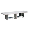 Bobrick B2840 Toilet Paper Dispenser & Utility Shelf Surface Mounted - Satin - Prestige Distribution