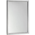 Bobrick B290 18 Mirror Welded Angle Framed Surface Mounted - Satin - Prestige Distribution