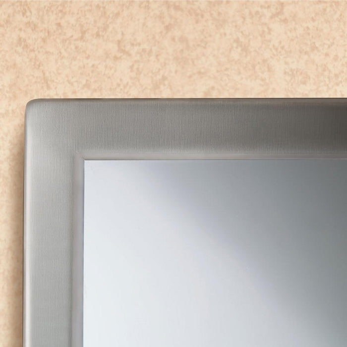 Bobrick B290 18 Mirror Welded Angle Framed Surface Mounted - Satin - Prestige Distribution