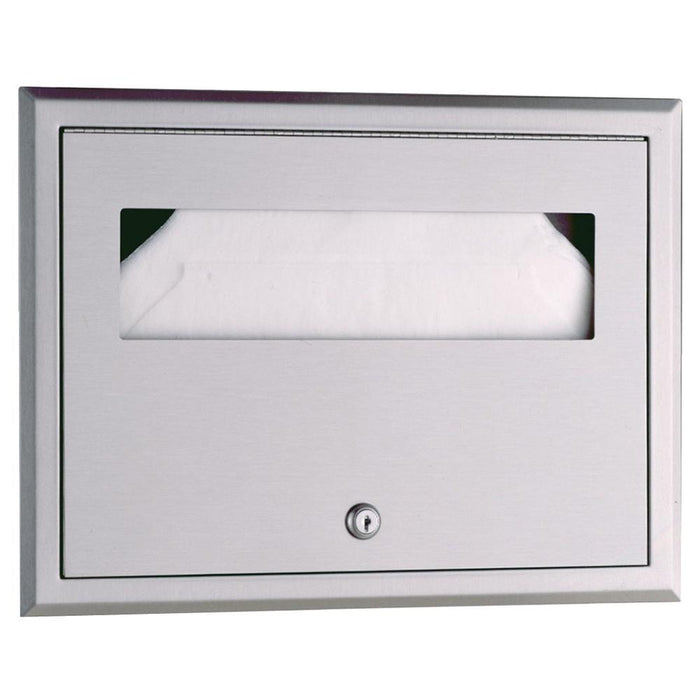 Bobrick B301 ClassicSeries Seat Cover Dispenser Recessed - Satin - Prestige Distribution