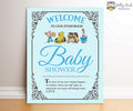 Book Themed Baby Shower Party Sign - Welcome Sign