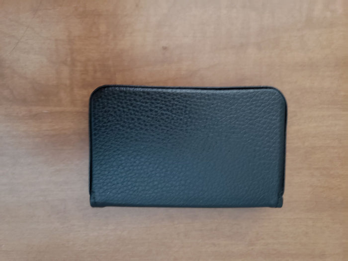 Business card holder - faux leather
