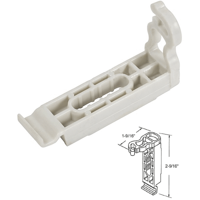 Bypass Closet/Wardrobe Plastic Guide for Slimfold Closet Doors - Reflect Window & Door