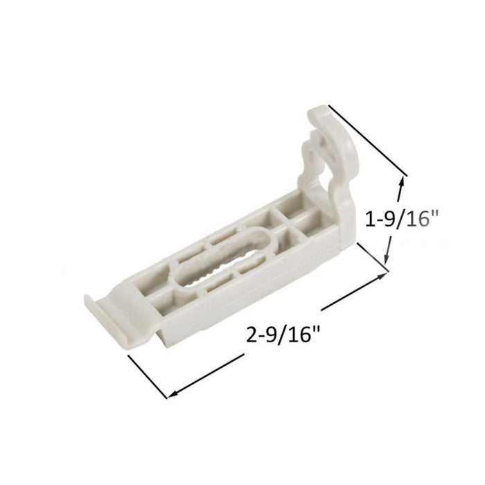 Bypass Closet Wardrobe Plastic Guide for Slimfold Closet Doors - Reflect Window & Door