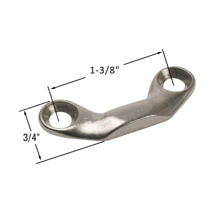 Cam Handle Keeper with 1 - 3/8" Mounting Holes - Reflect Window & Door