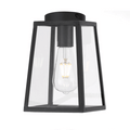 Telbix Cantena 15cm Outdoor Pendant Black