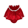 Carol Red Velvet 2-pc Set