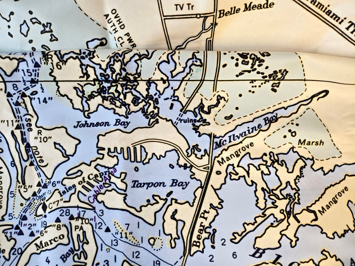 Casco Bay, ME Nautical Chart Quick Dry Towel - Maritime Tribes USATowel