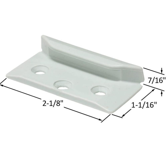 Casement Window Multi - Point Keeper – White Nylon - Reflect Window & Door