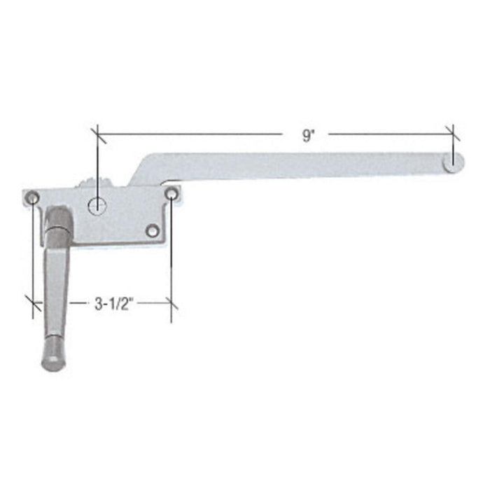 Casement Window 9" Square Operator for Wood Windows - Reflect Window & Door