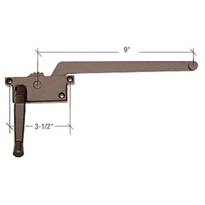 Casement Window 9" Square Operator for Wood Windows - Reflect Window & Door