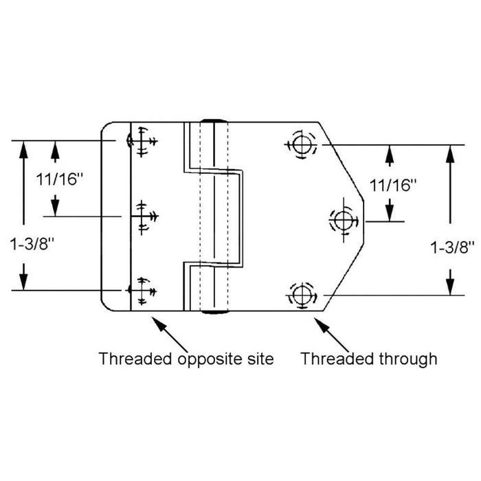 Casement Window Butt Hinge - Reflect Window & Door