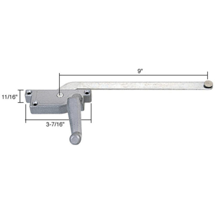 Casement Window Left Hand Operator with 9" Arm for Wood Windows - Reflect Window & Door