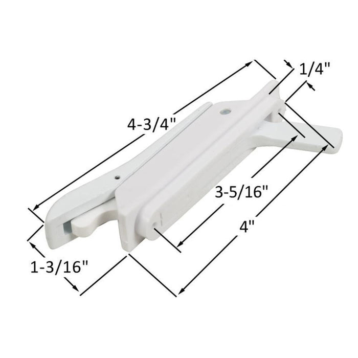 Casement Window Replacement Handle – Multi - Point, 3 - 5/16" Spacing - Reflect Window & Door