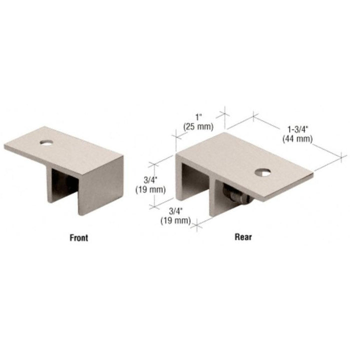 Ceiling Mount Glass Clamp - Reflect Window & Door