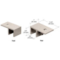 Ceiling Mount Glass Clamp - Reflect Window & Door