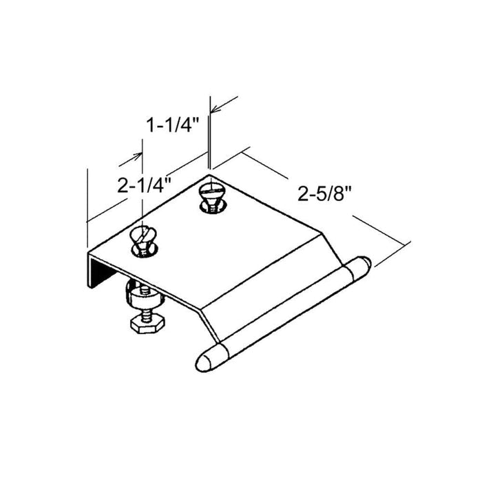 Chrome Handle for Slimfold Bi - Fold Closet Doors - Reflect Window & Door