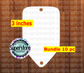 Chubby pencil with double holes - bundle of 10