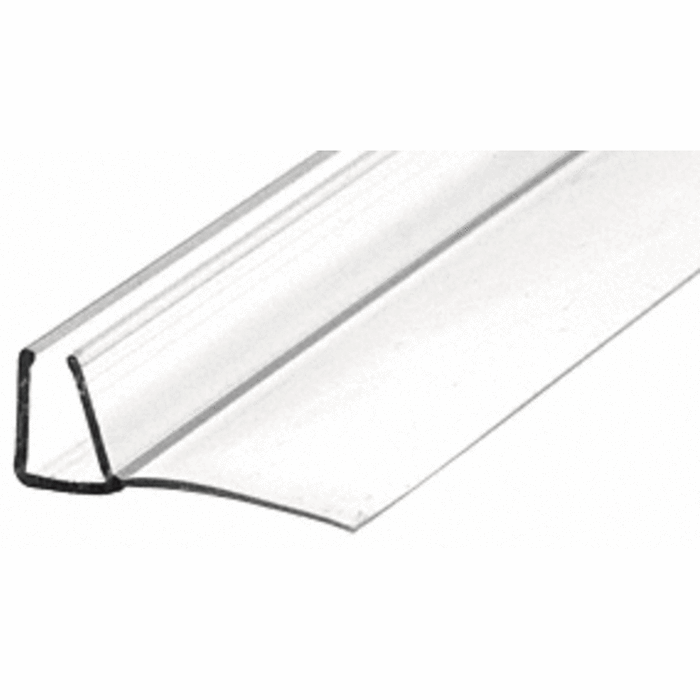 Sliding Shower Door 3/8" (10 mm) Polycarbonate 'U' with 90° Vinyl Finseal - Reflect Window & Door