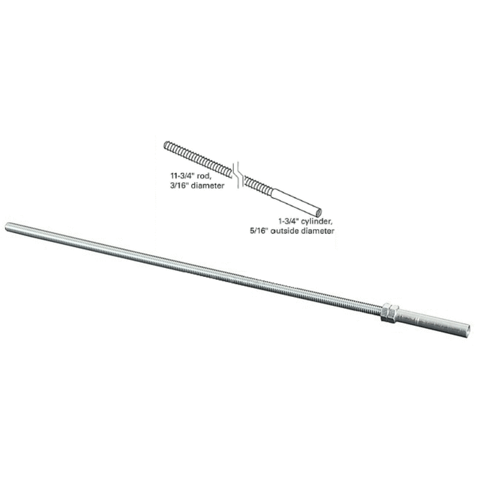 Commercial Aluminum Store Front Door Flush Bolt Extension - Reflect Window & Door