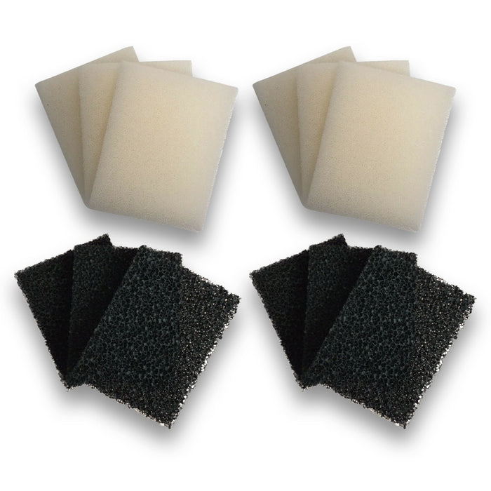 Compatible Interpet PF2 Foam Set (6 x Foam, 6 x Carbon)