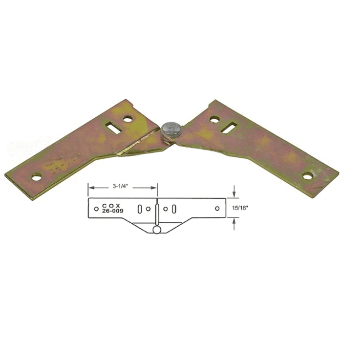 Bifold Mirror Closet/Wardrobe Door Hinge for Cox Closet Doors - Reflect Window & Door